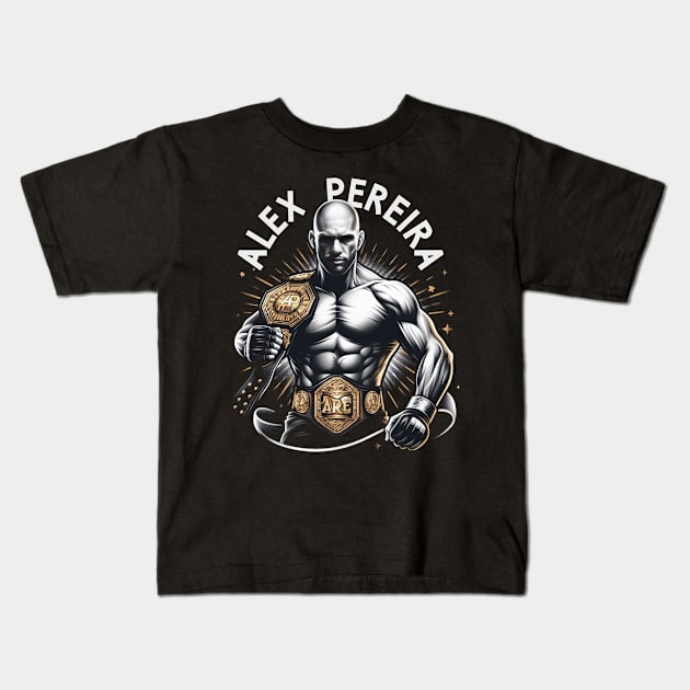 Alex Pereira Kids T-Shirt by unn4med